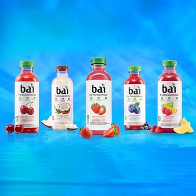 Bai Antioxidant Infused Water Beverage, Molokai Coconut, with Vitamin C and No Artificial Sweeteners, 18 Fluid Ounce Bottle, 12 Pack - Image 9