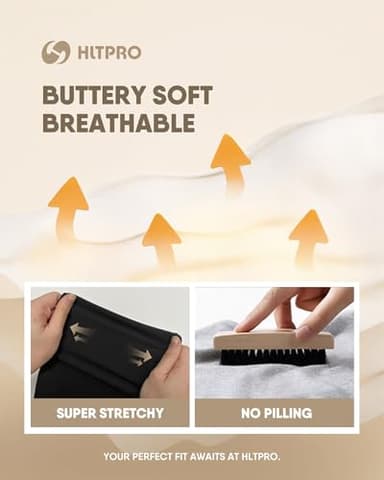 HLTPRO 3 Pack Plus Size Biker Shorts for Women (L-4XL)- 8"/5" High Waist Tummy Control Shorts for Workout, Yoga, Running - Image 2