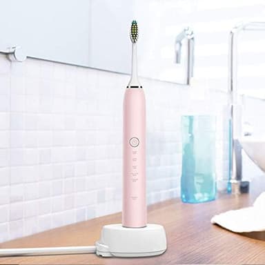 LAP POW Replacement Charger Compatible with Oral B Electric Toothbrush Series 3 4 5 6 Pro 1000/3000/5000, Inductive Charging Base Portable Waterproof Power Cord Environmental ABS, Model XT-3757 White - Image 8