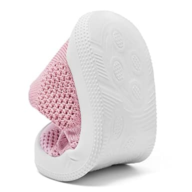 Baby Shoes Girls Boys Baby Sock Shoes with Non Slip Soft Rubber Sole Infant First Walking Sneaker Toddler Slipper Lightweight 18-24 Months Gradient Pink - Image 5