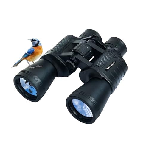 30x50 High Powered Binoculars for Adults, Waterproof Compact Binoculars with Low Light Vision for Bird Watching Hunting Football Games Travel Stargazing Cruise with Carrying Bag