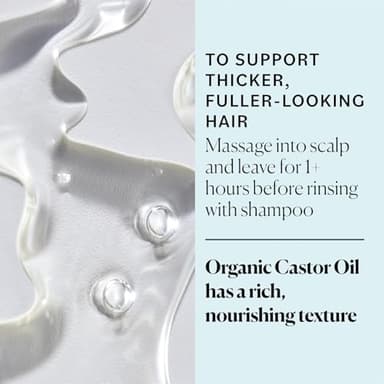 Sky Organics Castor Oil - USDA Certified Organic Hair Oil for Hair Growth, Skin, Face, Eyelashes - Cold Pressed & Hexane Free - Pure Organic Castor Oil Pack Wrap - Carrier & Hair Treatment Oil -16oz - Image 6