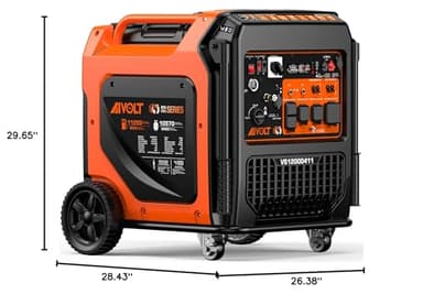 AIVOLT 11250 Wattages Dual Fuel Portable Inverter Generator Super Quiet Gas Propane Powered Remote/Electric Start Outdoor Generator ATS Ready for Home Back Up Food Truck, 50 State Approved - Image 7