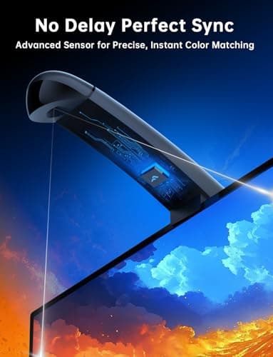 TV LED Backlight, 14.7ft Cuttable TV Lights That Change with TV for 55-65 Inch Screen and PC Monitor, TV Backlight with Sensor, Smart App Control, Game & Music Sync Color Changing Light - Image 3