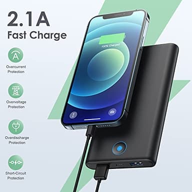 Portable Charger, 2-Pack 20000mAh Power Bank Ultra Slim Fast Charging External Battery Pack with Dual USB Outputs Compatible with iPhone 16/16 Pro/15 /14/13/12/X, Samsung S24/S23, Android Phone etc - Image 3