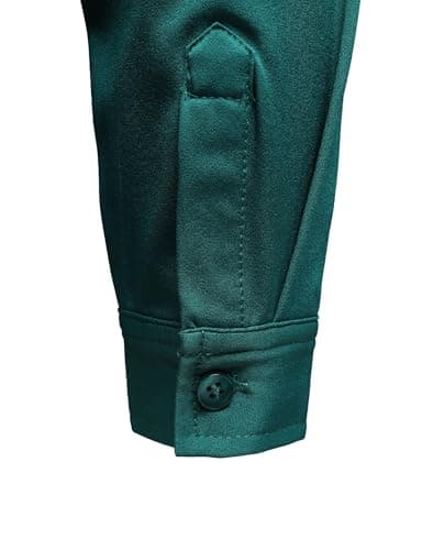 AOTIK Boys Stretch Wrinkle Free Dress Shirts Button Down Shirt Long Sleeve Formal School Uniform Shirts 10 Teal - Image 6