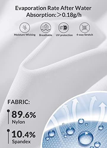 baleaf Women's Tennis Shirts Tank Tops Sleeveless Golf Polo Racerback with Collar Athletic Tanks Quick Dry-White-S - Image 3