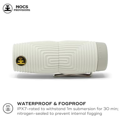 Nocs Provisions Zero Tube 10x25 ED Glass Waterproof Monocular – Rugged, Shockproof, Fogproof Optic for Adults & Kids, Built for Birdwatching, Hunting & Travel - Bone Gray - Image 3