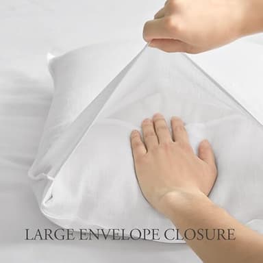 DAPU 100% Linen Duvet Cover Set - Pure Natural French Flax Linen with Multiple Corner Ties and Zipper Closure Soft Breathable Durable for Hot Sleepers 1 Duvet Cover 2 Pillowcases (White, King) - Image 5