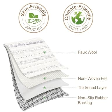 Nakagishi 6x9 Area Rugs Living Room: Washable Boho Large Neutral Soft Farmhouse Rug Stain Resistant Modern Indoor Floor Non-Slip Carpet for Bedroom Nursery Kids Playroom Office Dining Room Dorm- Gray - Image 9