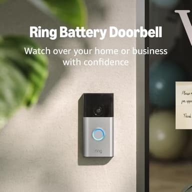 Ring Battery Doorbell | Home or business security with Head-to-Toe Video, Live View with Two-Way Talk, and Motion Detection & Alerts (newest model), Satin Nickel - Image 7