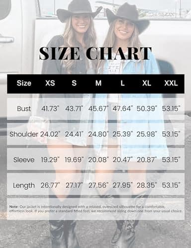 Omoone Women's Oversized Mid Long Denim Jacket Jean Biker Coat(0199-Denim Blue-XL) - Image 4