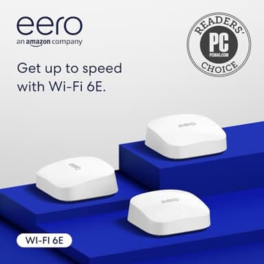 Amazon eero Pro 6E mesh wifi system - Supports internet plans up to 2.5 Gbps, Coverage up to 6,000 sq. ft., Connect 100+ devices, 3-pack - Image 7