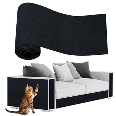 ENONCI 78.7"x15.8" Large Couch Protector from Cat Claws,Anti Scratch Furniture Protector for Cats Corner Wall Scratcher,Replacement for Cat Tree Post Shelves - Image 1