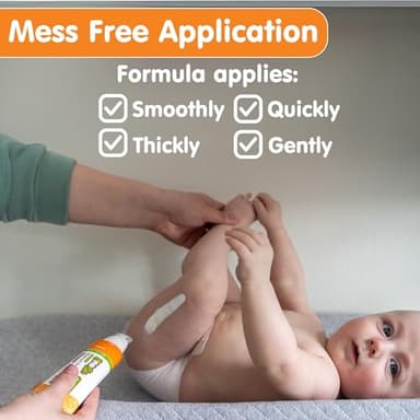 Boogie Diaper Rash Paste, Maximum Strength 40% Zinc Oxide, Mess-Free Applicator, Soothes Baby Bum, Diaper Bag Essential, 4oz - Image 5