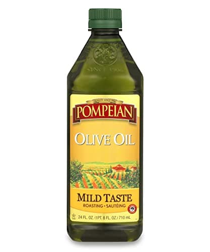 Pompeian Mild Taste Olive Oil, High Heat Cooking, Baking & Sauteing, High Smoke Point, 24 Fl Oz - Image 1