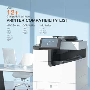 E-Z Ink Compatible Toner Cartridge Replacement for Brother TN330 TN360 TN-330 TN-360 High Yield Compatible with DCP-7040 DCP-7030 MFC-7840W HL-2140 MFC-7340 MFC-7440N HL-2170W HL-2150N (2 Black) - Image 5