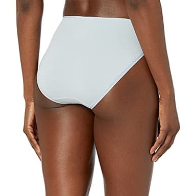 Amazon Essentials Women's Cotton High Leg Brief Underwear (Available in Plus Size), Breathable, Pack of 10, Cool Colors/Warm Shades, X-Large - Image 3