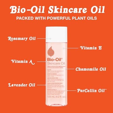 Bio-Oil Skincare Body Oil Serum for Scars and Stretch Marks, Face and Body Moisturizer with Vitamin E & A for Sensitive Dry Skin, Dermatologist Recommended, Non-Comedogenic, 4.2 Oz - Image 6