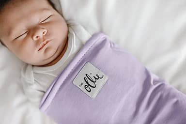 The Ollie Swaddle – Adjustable Baby Swaddle for Newborns | Pediatrician-Approved for Safe Sleep | Easy Closure | Arms-Out | Lightweight, Machine-Washable | Easy Diaper Access - Image 8