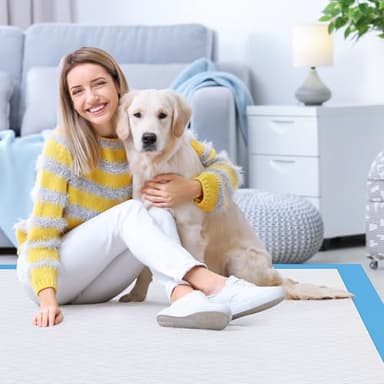 JollyMate Dog Pee Pads Extra Large 36"x36", X-Large Puppy Training Pads with Adhesive Tabs, 6 Layers Thick, Super Absorbent, Leak-Proof, Quick-Dry, Potty Pads for Dogs and Puppies (50, 36*36IN) - Image 8