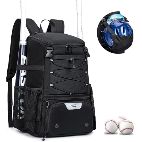KAVIGOR Baseball Bag for Youth and Adult, Softball Backpack 40L Large Capacity, Bat Backpack with Shoes Compartment and Hidden Helmet Holder - Image 1