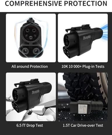 Zkaybb NACS to CCS Adapter, Tesla Supercharger Adapter [Max 500A, 1000V] fit for Rivian,Ford,Mustang,GM EVs,Volvo,Polestar,fit for Tesla V1/V2/V3/V4 DC - Image 6