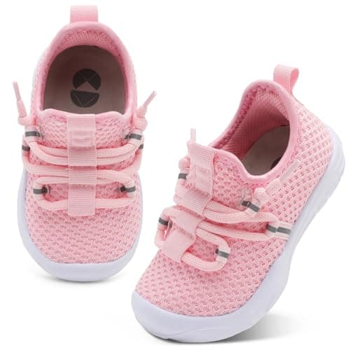 Centipede Demon Toddler Shoes Boys Girls Barefoot Shoes Kids Baby Breathable Walking Running Shoe Slip on Sneakers Lightweight Outdoor Athletic Tennis Shoe 4.5 Toddler Pink - Image 1
