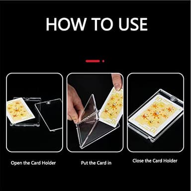 25 ct Magnetic Card Holder 35pt, Card case Holder for Trading Cards,Card Protectors Hard Plastic, Card Sleeves Display case for Baseball Card Sports Cards - Image 6