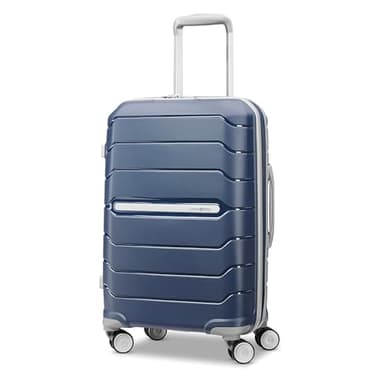 Samsonite Freeform Hardside Carry-On Luggage with Spinner Wheels - Hardshell Suitcase - TSA, Airline-Approved - Expandable Hard Shell, Smooth Rolling Wheels for Lightweight Travel - Navy - Image 1