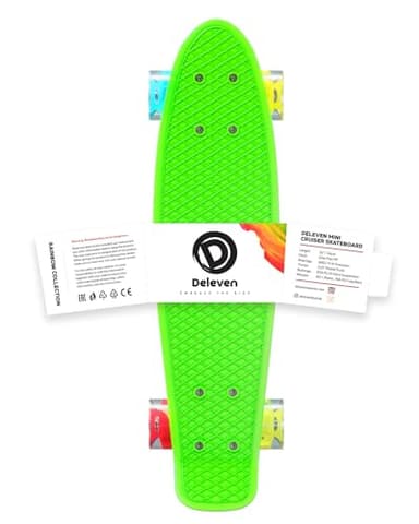 Deleven 22" Skateboard with Bright LED Wheels, Skate Tool, ABEC 7 Bearings - for Kids Beginners Adults - Image 11