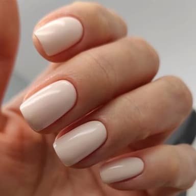 Modelones White Press on Nails, Short Square Fake Nails, Reusable Nail Kit with Nail Glue Adhesive Tabs Mini Nail File, Fall Halloween Nails Press Ons 32Pcs16 Sizes, Women Girl Gift - Image 2