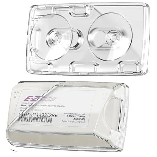LiftRemote EZ Pass Holder for Windshield, Toll Pass Transponder Holder with Suction Cups for EZ Pass Mini/iPass - Image 1