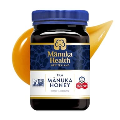 Manuka Health UMF 18+/MGO 700+ Ultra High-Grade Manuka Honey (500g/17.6oz), Superfood, Authentic Raw Honey from New Zealand - Image 1