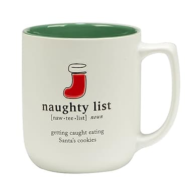 Certified International Christmas Fun Green Sayings 16 oz. Mugs, Set of 6 Assorted Designs - Image 3
