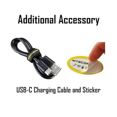 Nitecore NB10000 Gen III (Gen 3) Ultra-Slim Power Bank, 10000mAh QC Quick-Charge Dual USB-C Ports for Phones Flashlights and Headlamps, with USB-A Adapter and USB-C Cable, Including NitecoreS Sticker - Image 5