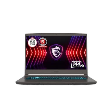 MSI Thin 15 15.6” 144Hz FHD Gaming Laptop: Intel Core i7-13620H, NVIDIA Geforce RTX 4050, 16GB DDR4, 512GB NVMe SSD, WiFi 6E, Win 11: Black B13VE-2678US - Image 1
