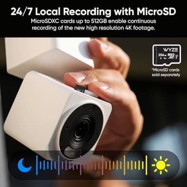 WYZE Cam Pan v4, 4K Smart Security Camera, AI Indoor/Outdoor Cameras for Home Security, Baby & Pet, Color Night Vision, 360° Pan/Tilt/8 x Digital Zoom, 2.4G & 5G, Works with Alexa & Google Assistant - Image 12