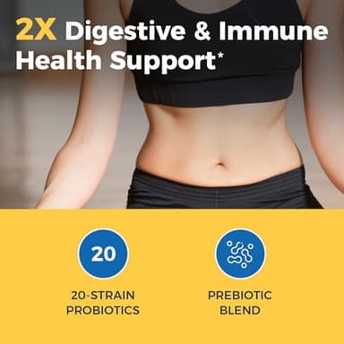 NewRhythm Probiotics 50 Billion CFU 20 Strains, 60 Veggie Capsules, Targeted Release Technology, Stomach Acid Resistant, No Need for Refrigeration, Non-GMO, Gluten Free - Image 4