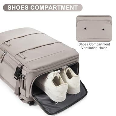 Large Travel Backpack - Carry On Flight Approved Mochila De Viaje - 18x14x8 Inches - Personal Item Travel Bag for Men & Women - Image 6