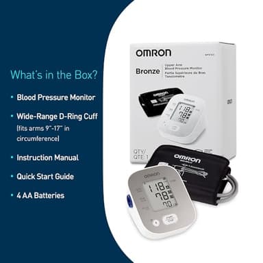 OMRON Bronze Blood Pressure Monitor for Home Use & Upper Arm Blood Pressure Cuff - #1 Doctor & Pharmacist Recommended Brand - Clinically Validated - Connect App - Image 5