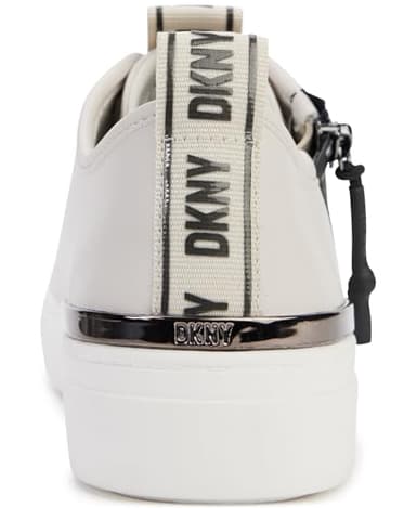 DKNY Women's Chaney-Lace Up Sneaker, Pebble, 6.5 - Image 2