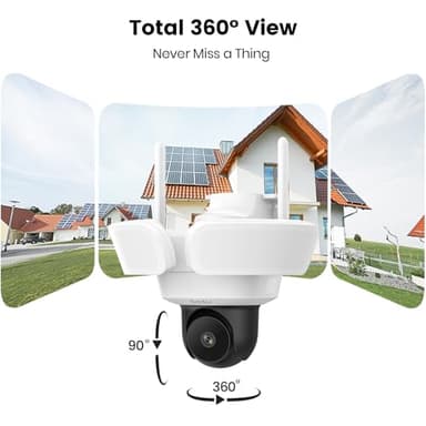 AOSU Floodlight Camera Wired, 3K UHD Security Camera Outdoor, 360° Coverage Surveillance, 24/7 Recording, Motion Detection, 2600-Lumen Motion-Activated Floodlight, Color Night Vision - Image 8