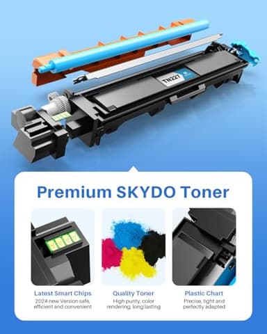 TN227 TN227BK/C/M/Y High Yield Toner Cartridge 4 Pack Compatible for Brother TN 227 TN223 TN-223BK/C/M/Y Work for MFC-L3770CDW HL-L3270CDW MFC-L3710CDW HL-L3210CW HL-L3230CDW HL-L3290CDW Printer - Image 3