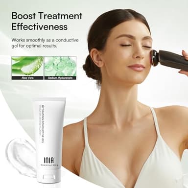 INIA 3-in-1 Red Light Therapy for Face and Neck, Skin Tightening Device True Beauty Glow Facial Massager for Skin Care, Effective Wrinkle Reduction Anti-Aging with Lifting, Tightening, Infusing - Image 2