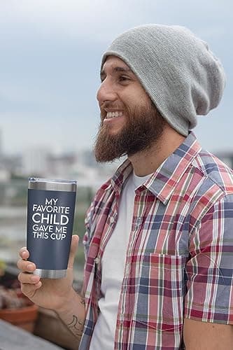 NewEleven Fathers Day Gift For Dad - Birthday Gifts For Dad From Daughter, Son, Kids - Husband Gift - Birthday Present Ideas For Father, New Papa, Bonus Father From Daughter, Son - 20 Oz Tumbler - Image 3