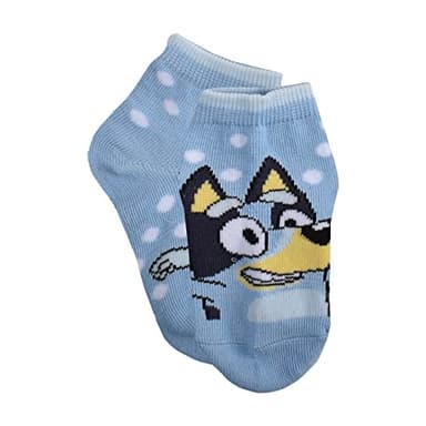 Bluey Boys Kids Quarter Socks, Light Blue (5 Pack), Small US - Image 5