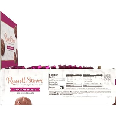 Russell Stover Milk Chocolate Truffle - 0.55 oz (Pack of 36) - Image 4
