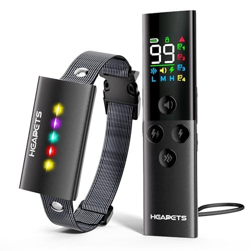 Dog Training Collar with Remote Control, 1600FT Electric Collars for Dogs 8-120 LBs, IP67 Waterproof Collar with Safe Static, Beep, Vibration, Rechargeable E-Collar for Small Medium Large Dogs, Black - Image 1