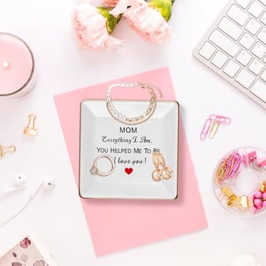 Mothers Day Gifts for Mom, Mom Gifts for Grandma Stepmom on Mothers Day Birthday Christmas Valentines, Jewelry Dish Ring Tray - Image 6